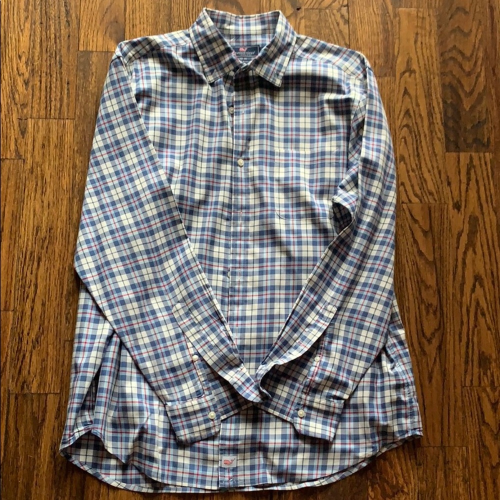 Plaid Collared Shirt